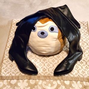 - Vegan stretch leather over-the-knee boots-NWOT